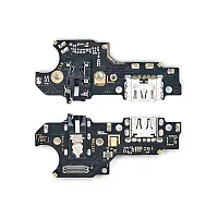 Шлейф для Realme C21Y/C25Y плата на системный разъем/разъем гарнитуры/микрофон