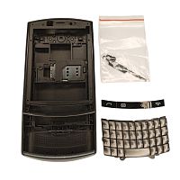 Nokia 303 Asha - Корпус в сборе с клавиатурой (Цвет: черный)