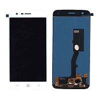 Дисплей для ZTE Blade V8 Lite в сборе с сенсорным стеклом (белый)
