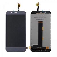 Дисплей для ZTE Blade A310 в сборе с сенсорным стеклом (серый)
