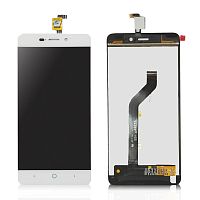 Дисплей для ZTE Blade X3/D2/A452/T620 в сборе с сенсорным стеклом (белый)